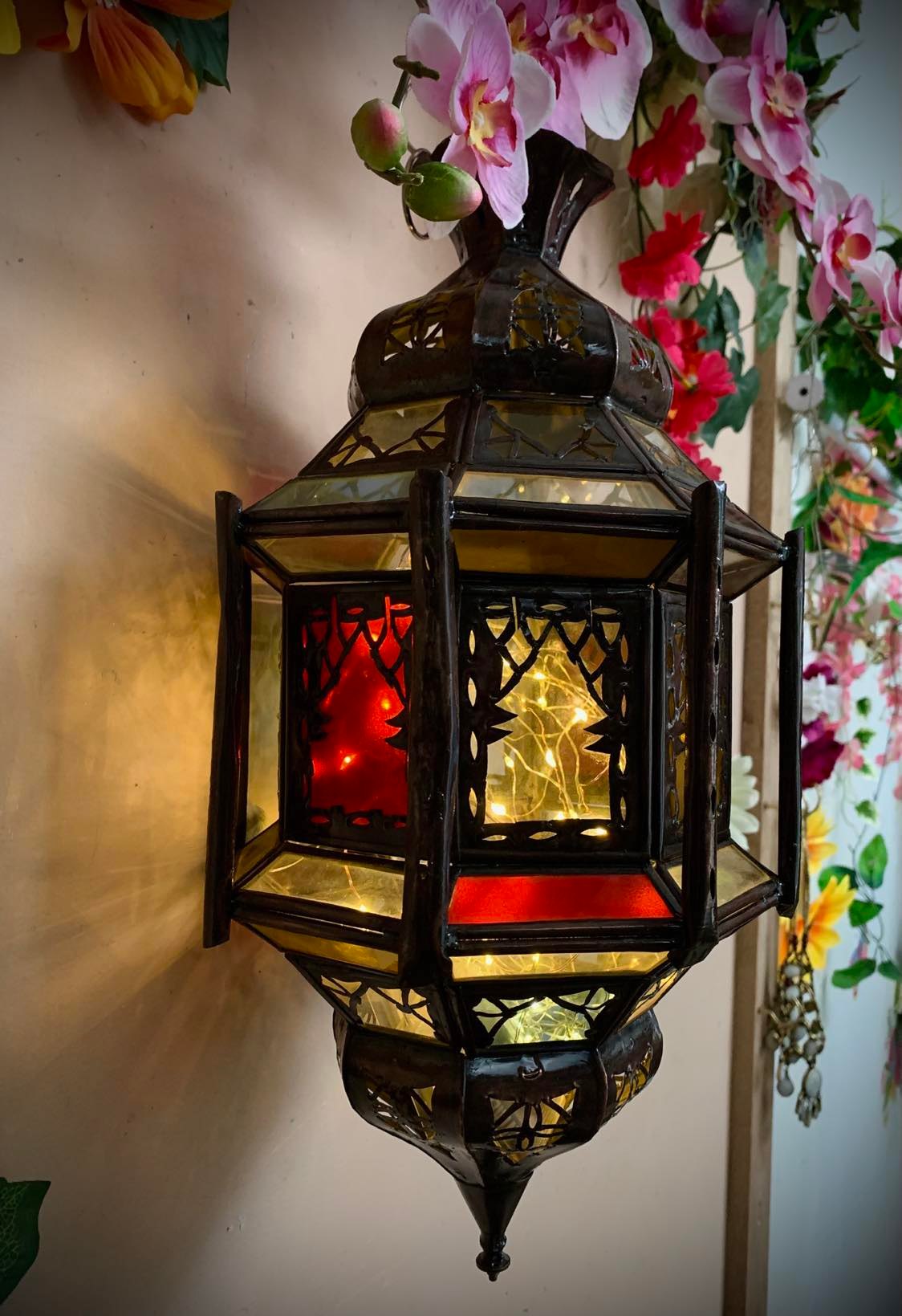 Moroccan Long Octagon Lantern
