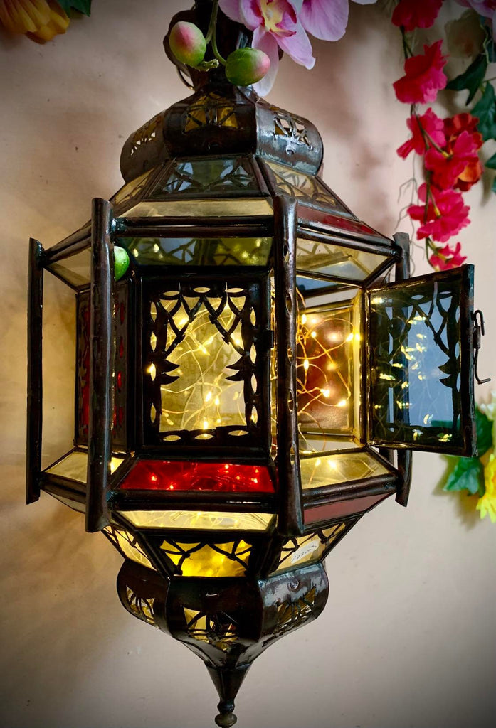 Moroccan Long Octagon Lantern