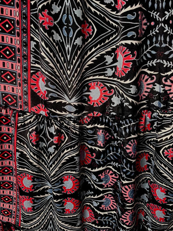 Sunmoon Sleeveless Necktie Silk Dress