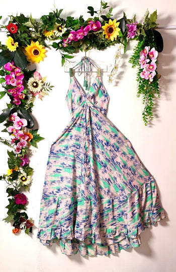 Sunmoon Frill Halterneck Sundress