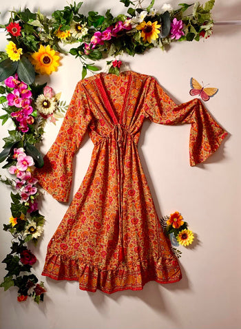 Sunmoon Long-Sleeve Angel Dress