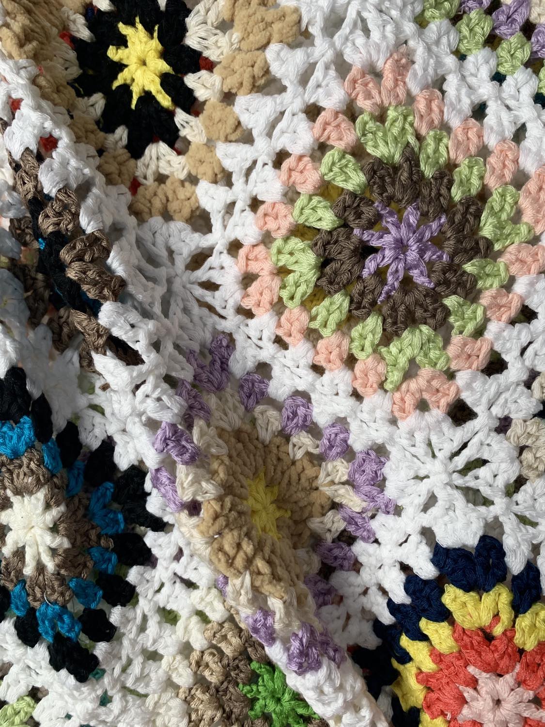 Colourful Crochet Crop Top