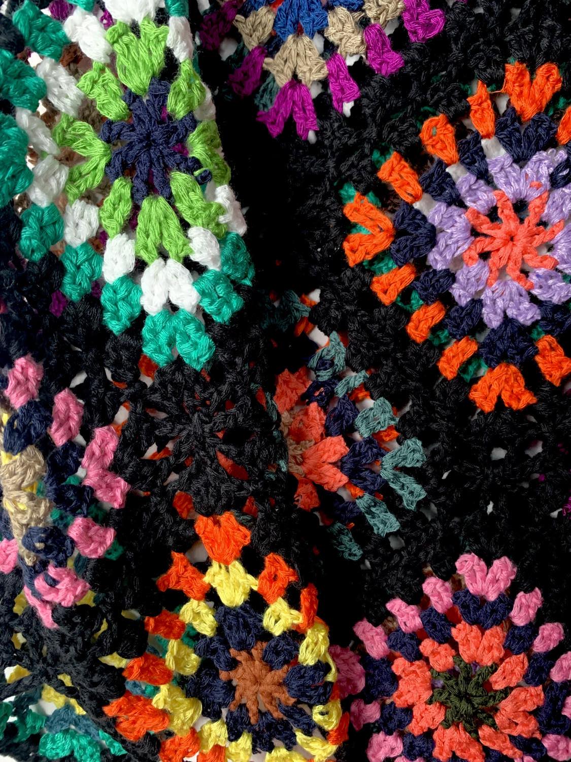 Colourful Crochet Crop Top