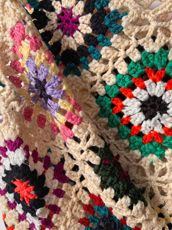 Colourful Crochet Crop Top