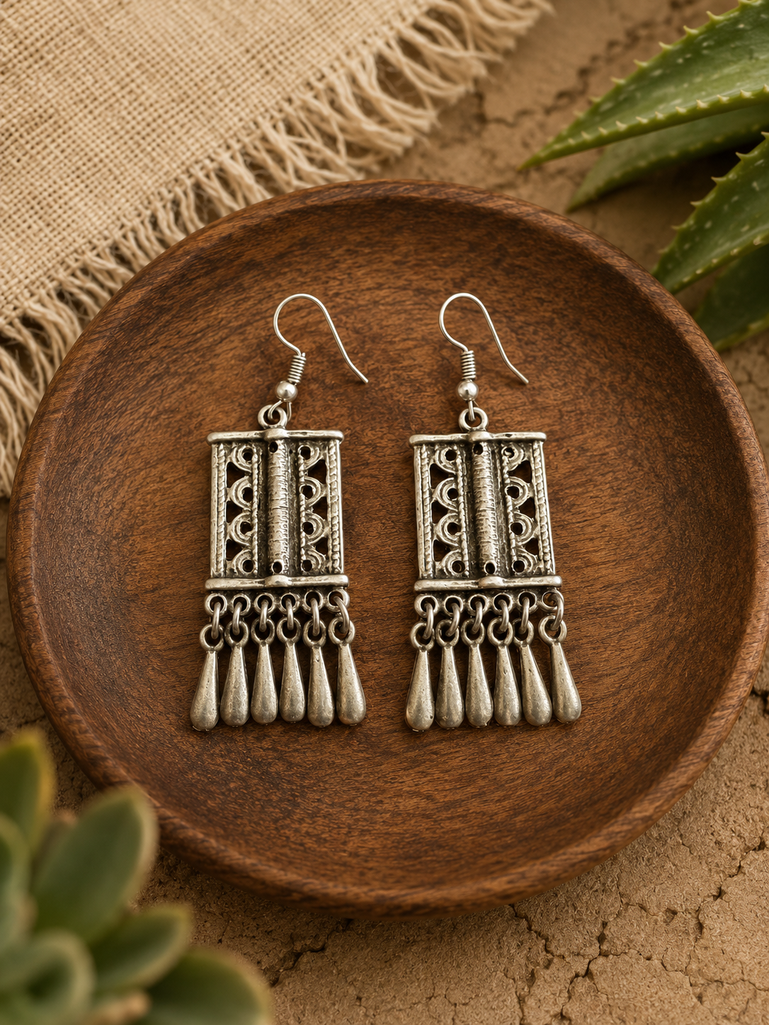 Anatoli Silver Earings