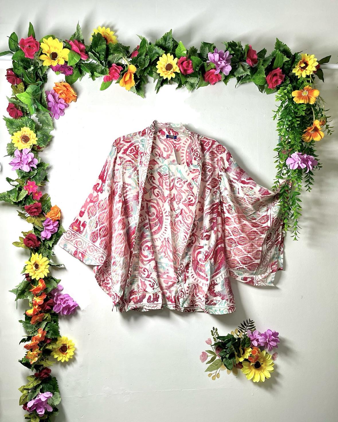 Silk Short Kimono Jacket