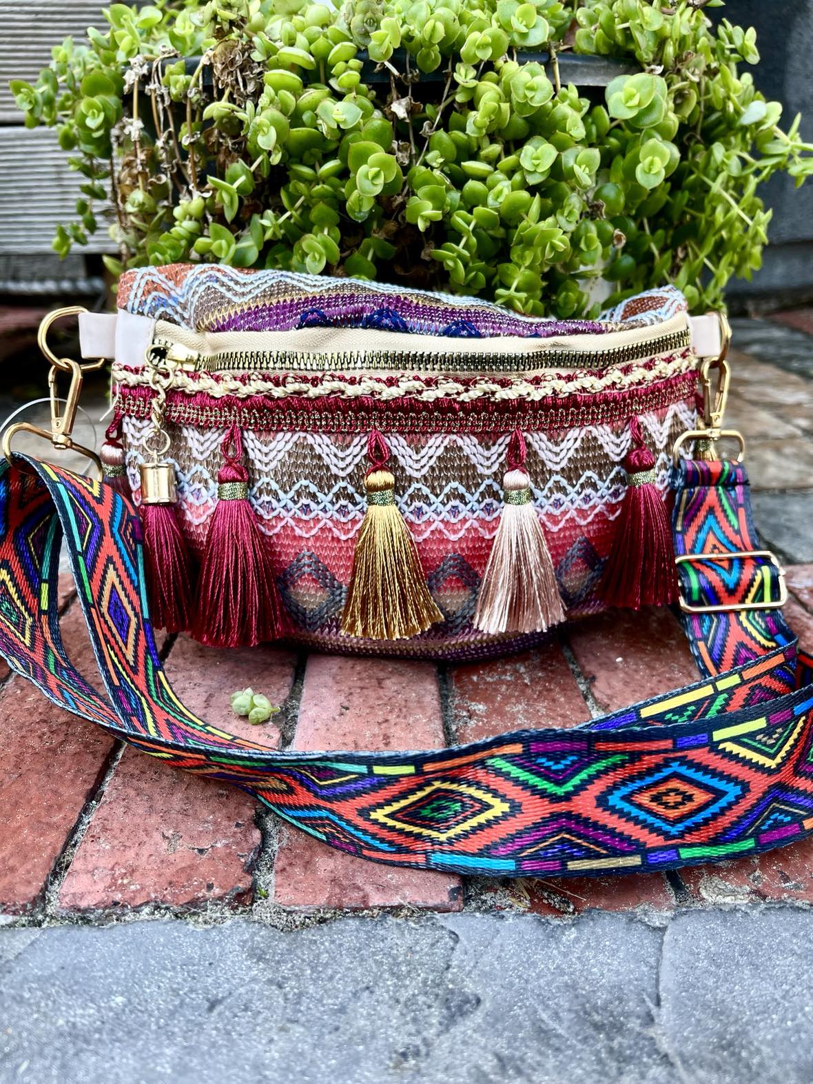 Tassle Tribal Moonbag