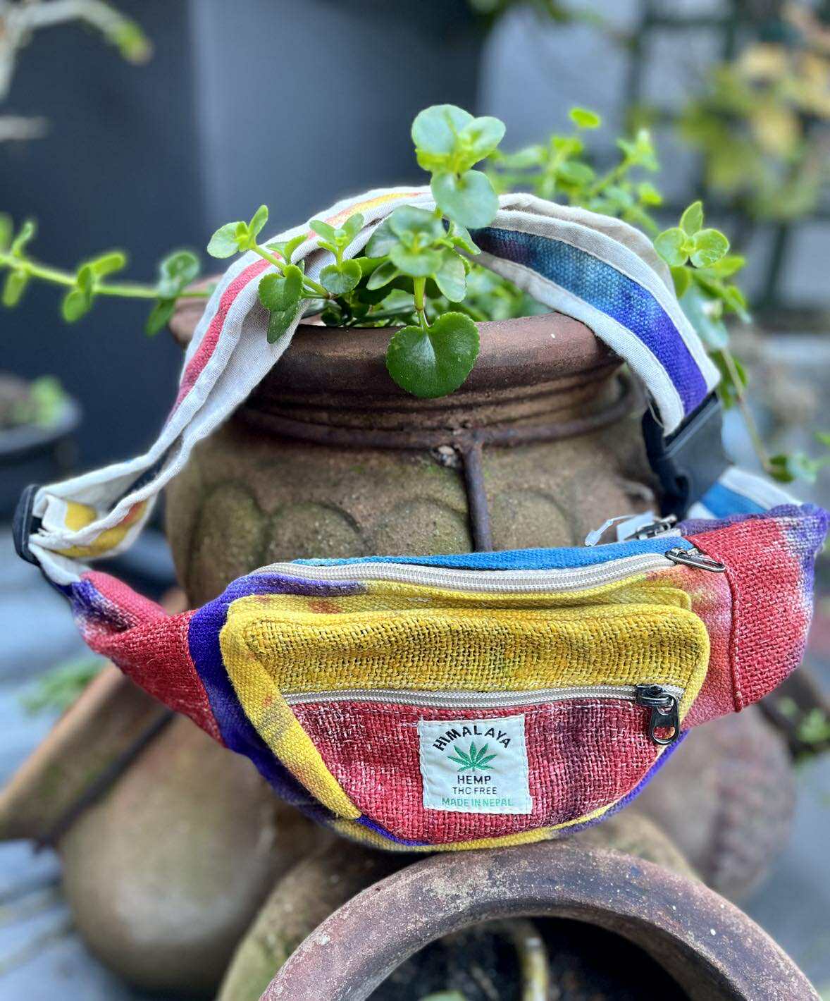 Cosmic Tie-Dye Moon Bag