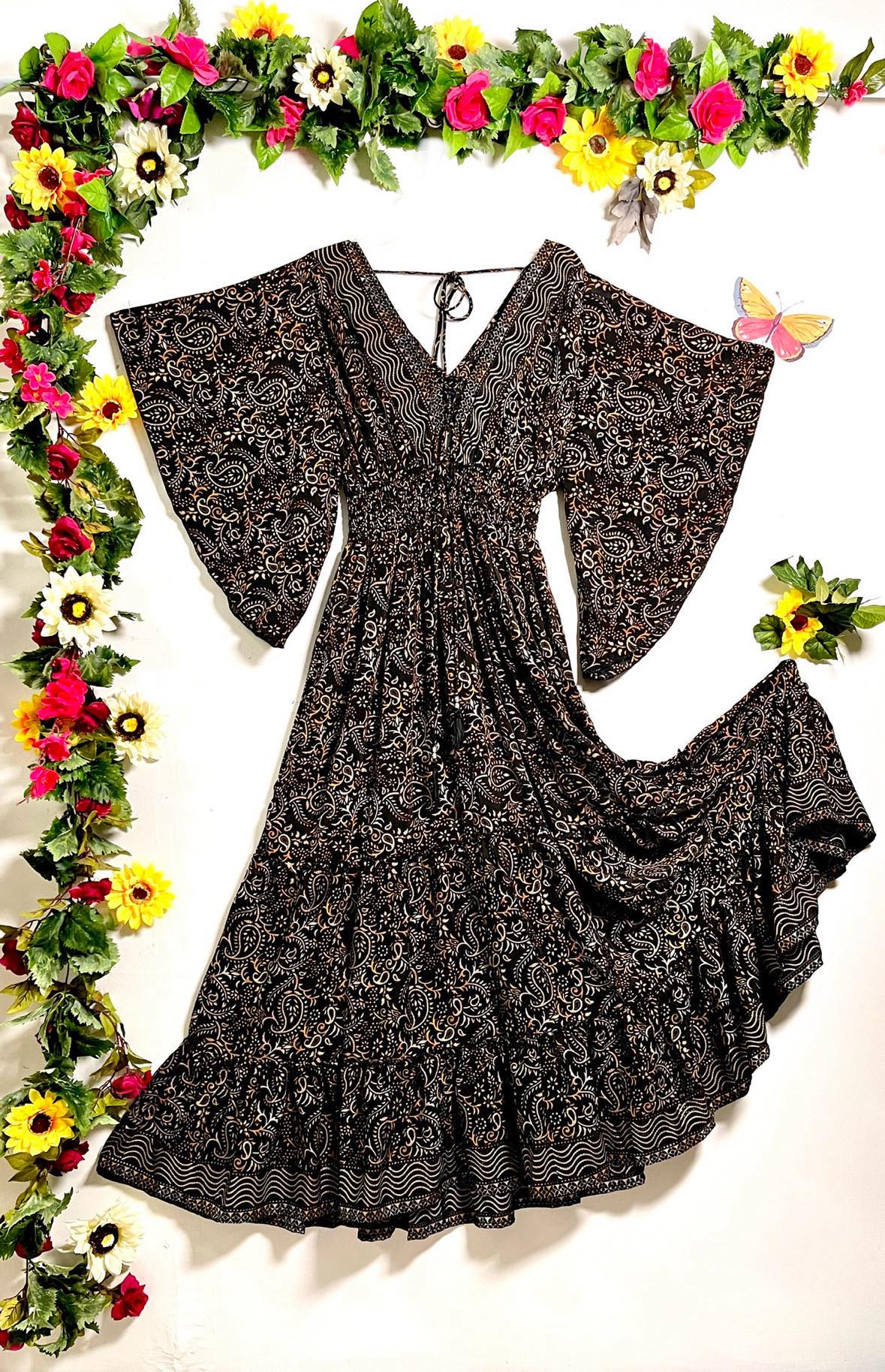 Butterfly Goddess Gypsy Dress