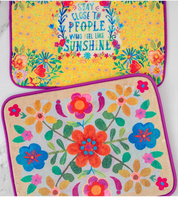 Boho Kitchen Drying Mat