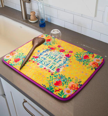 Boho Kitchen Drying Mat