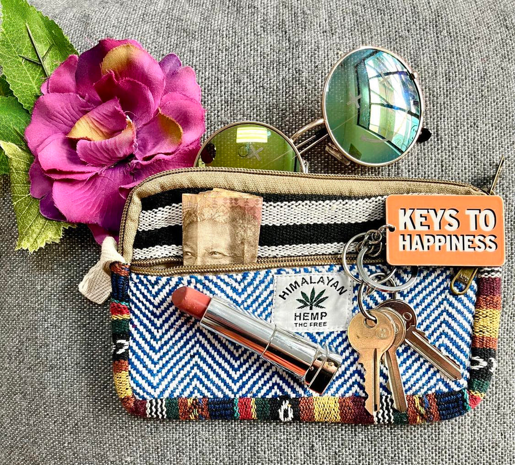 Hemp Zipped Purse Rectangle