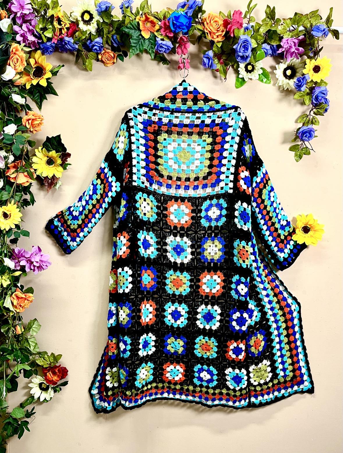 Cotton Crochet Kimono