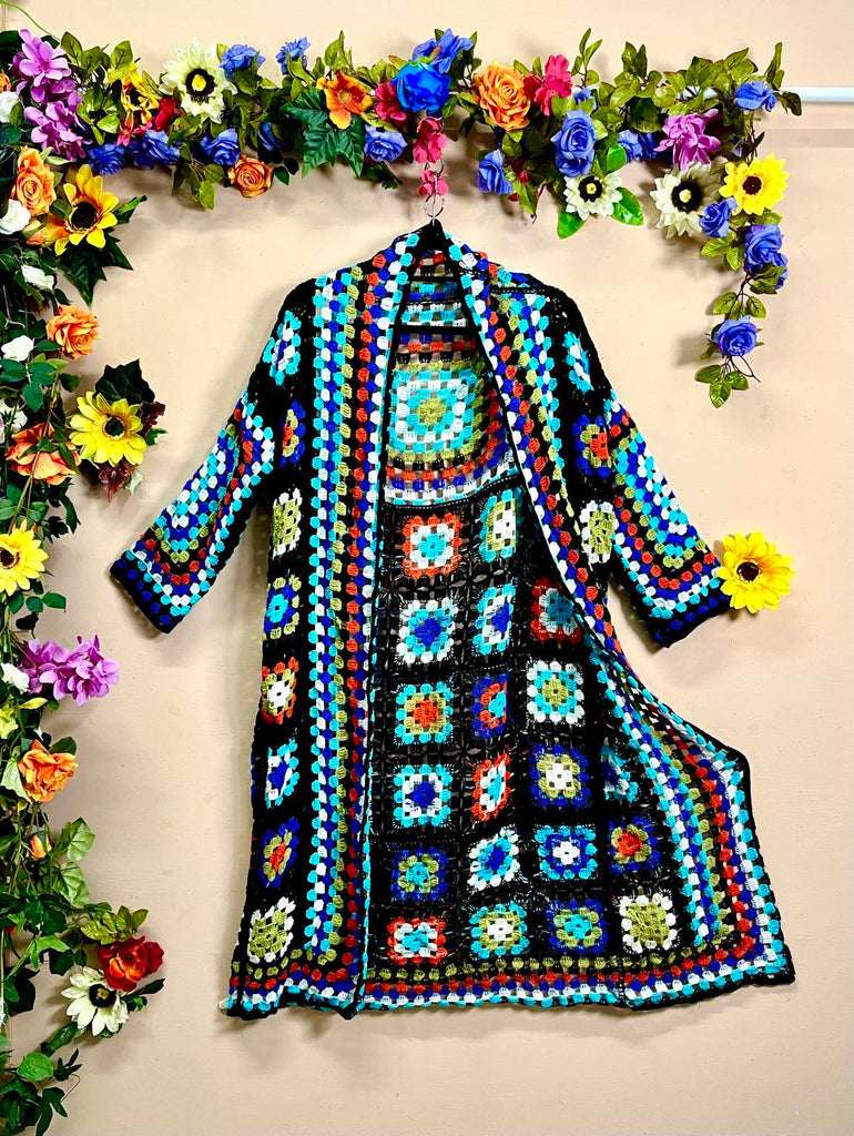 Cotton Crochet Kimono