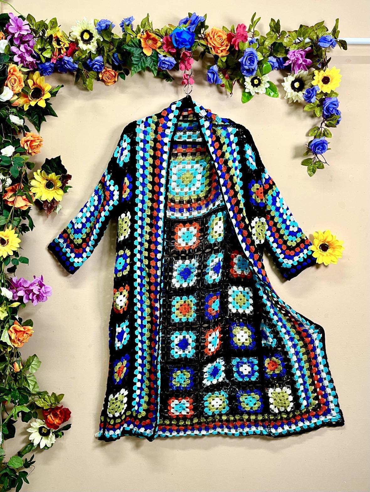 Cotton Crochet Kimono