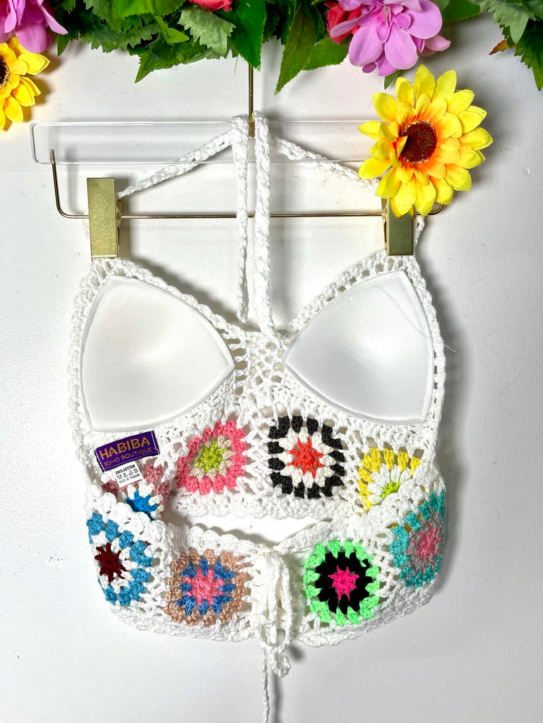 Granny Square Bra Top