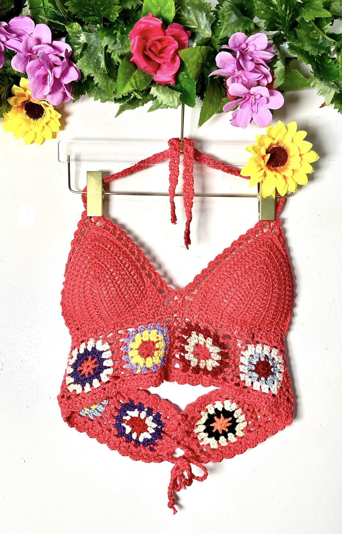 Granny Square Bra Top