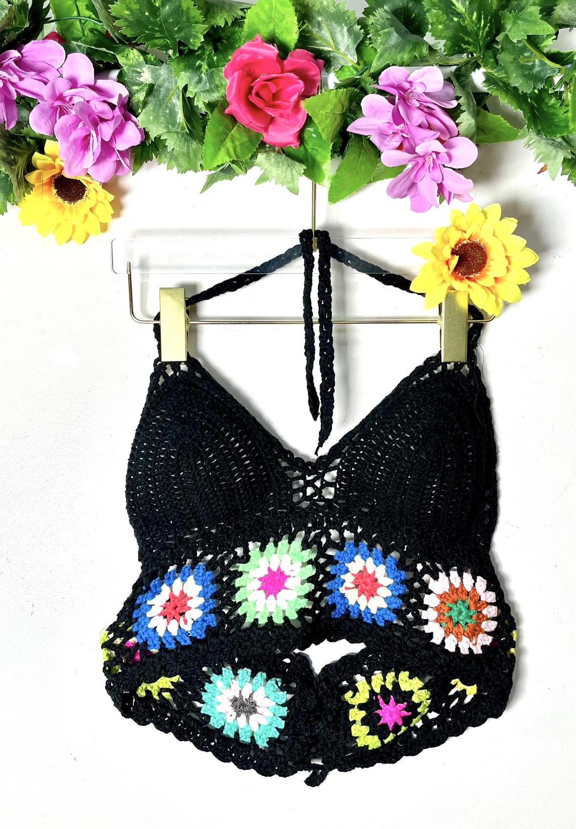 Granny Square Bra Top