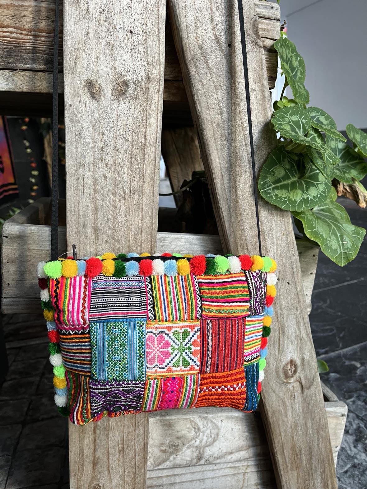 Hmong Pom Pom Handbag