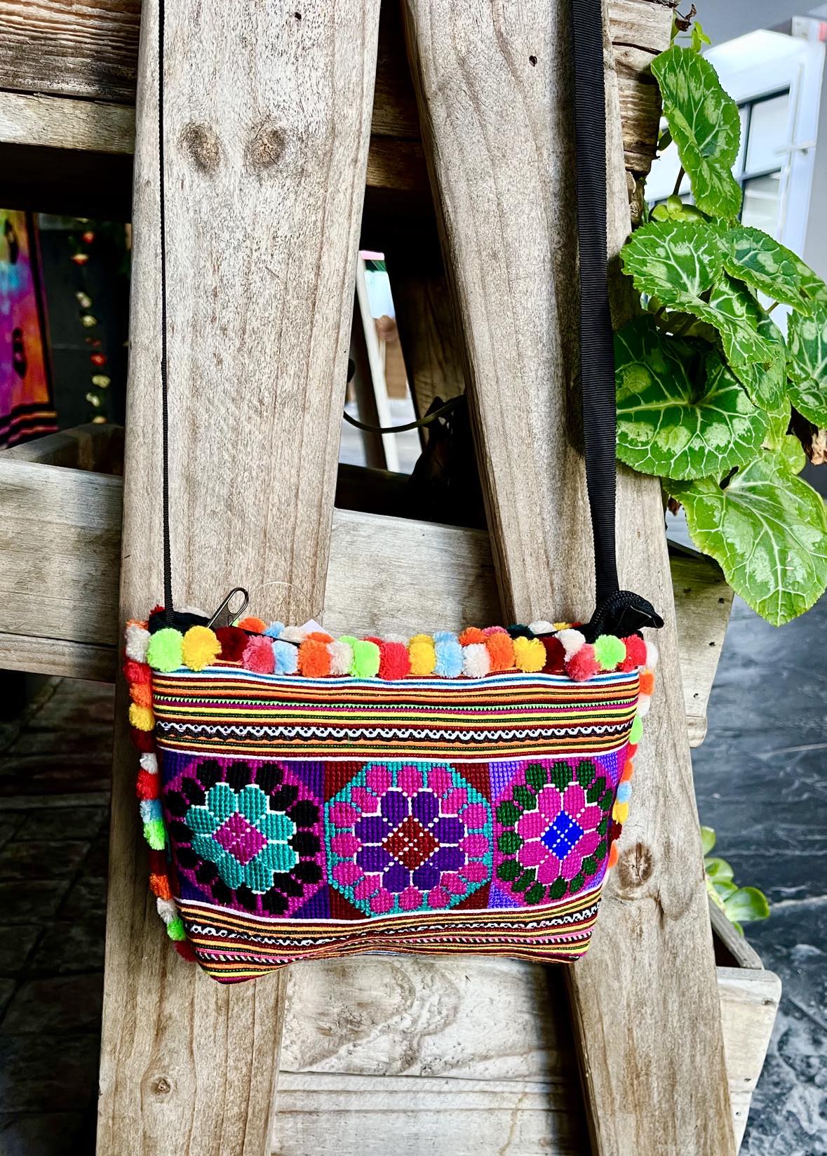Hmong Pom Pom Handbag