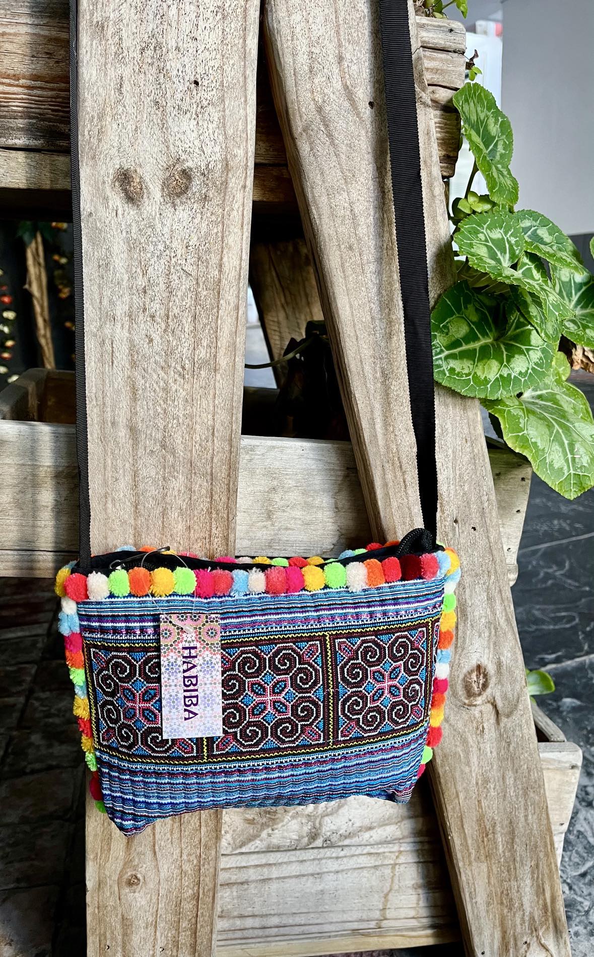 Hmong Pom Pom Handbag