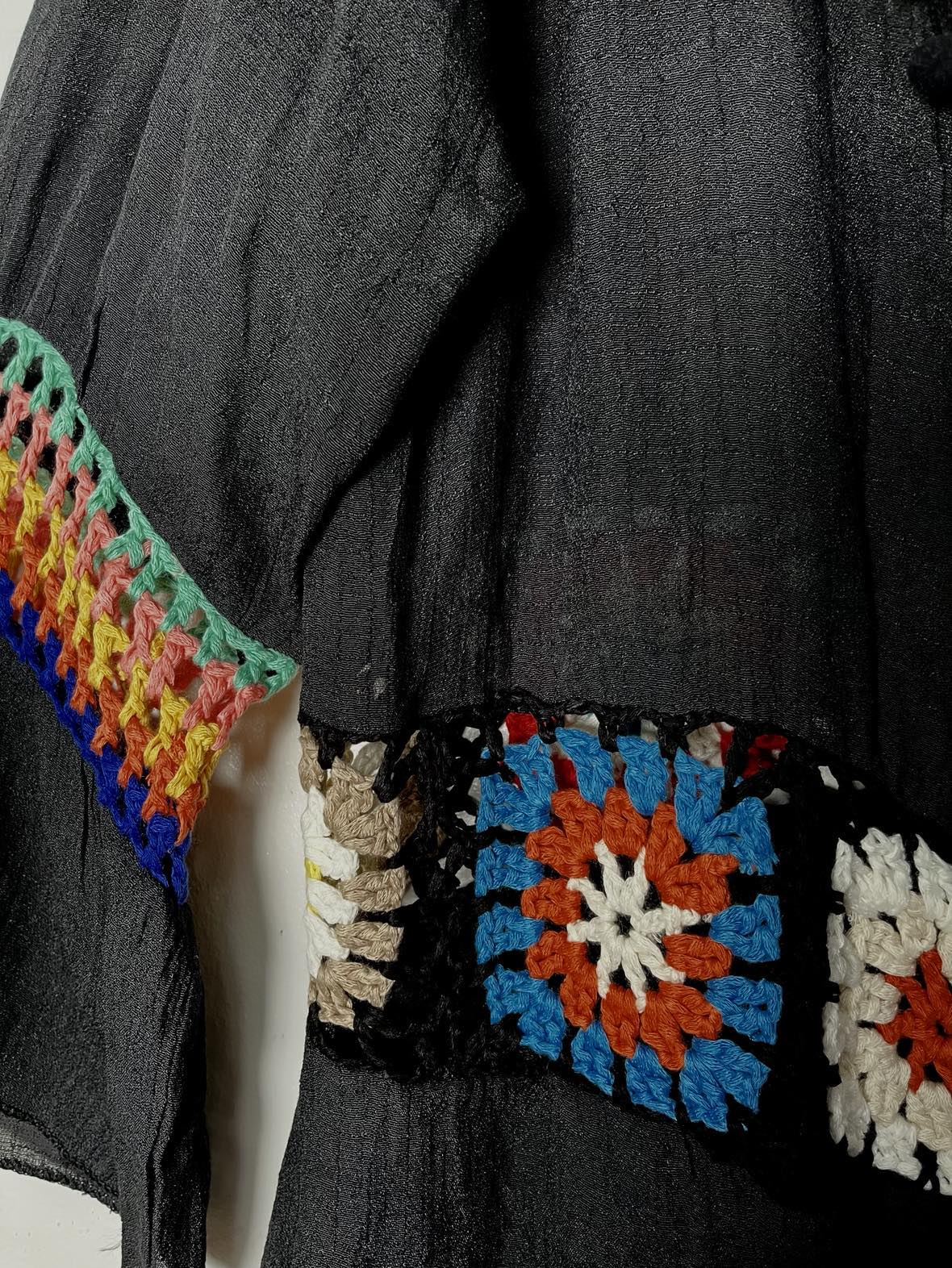 Cotton Granny Square Kimono