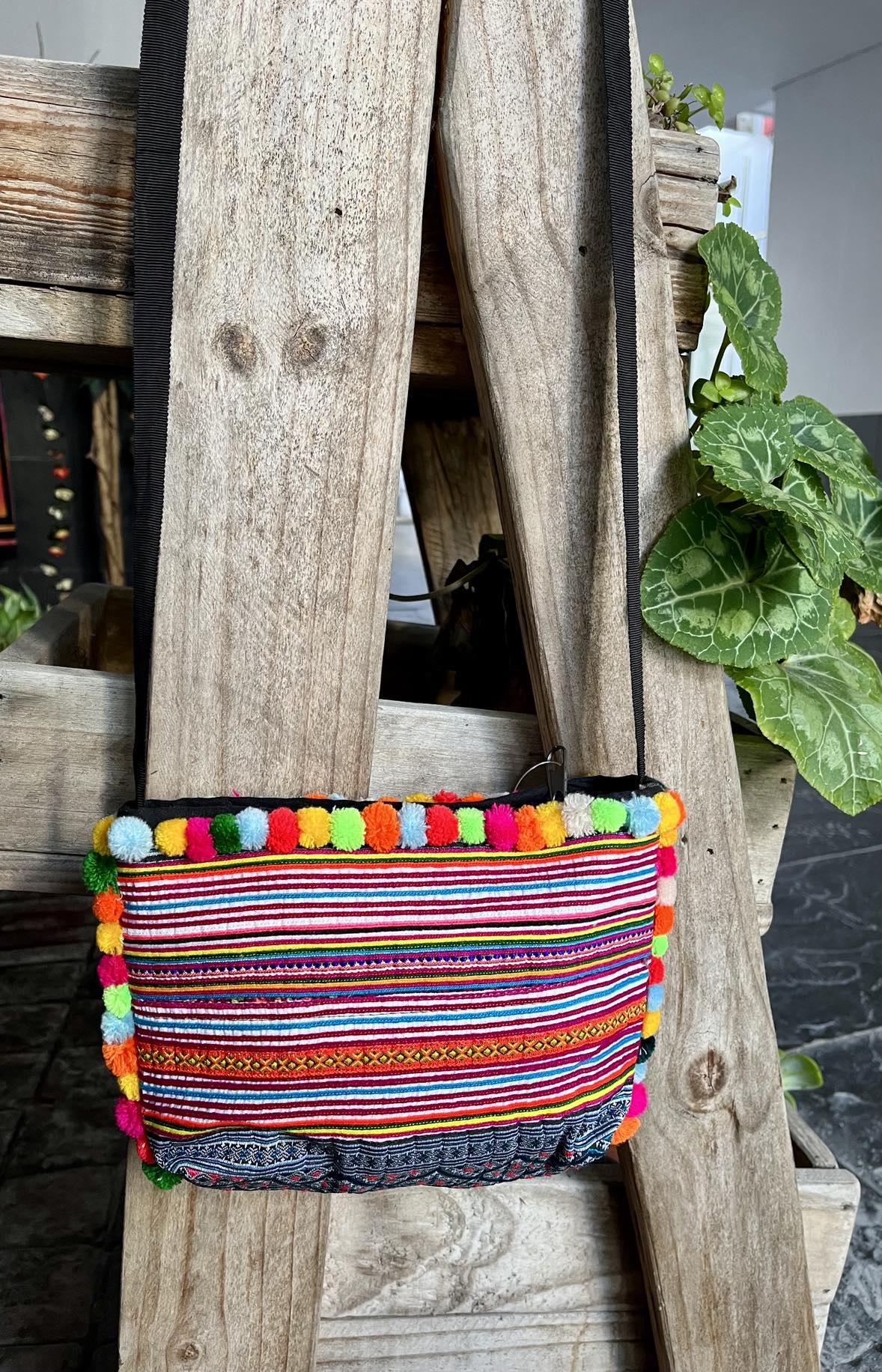 Hmong Pom Pom Handbag
