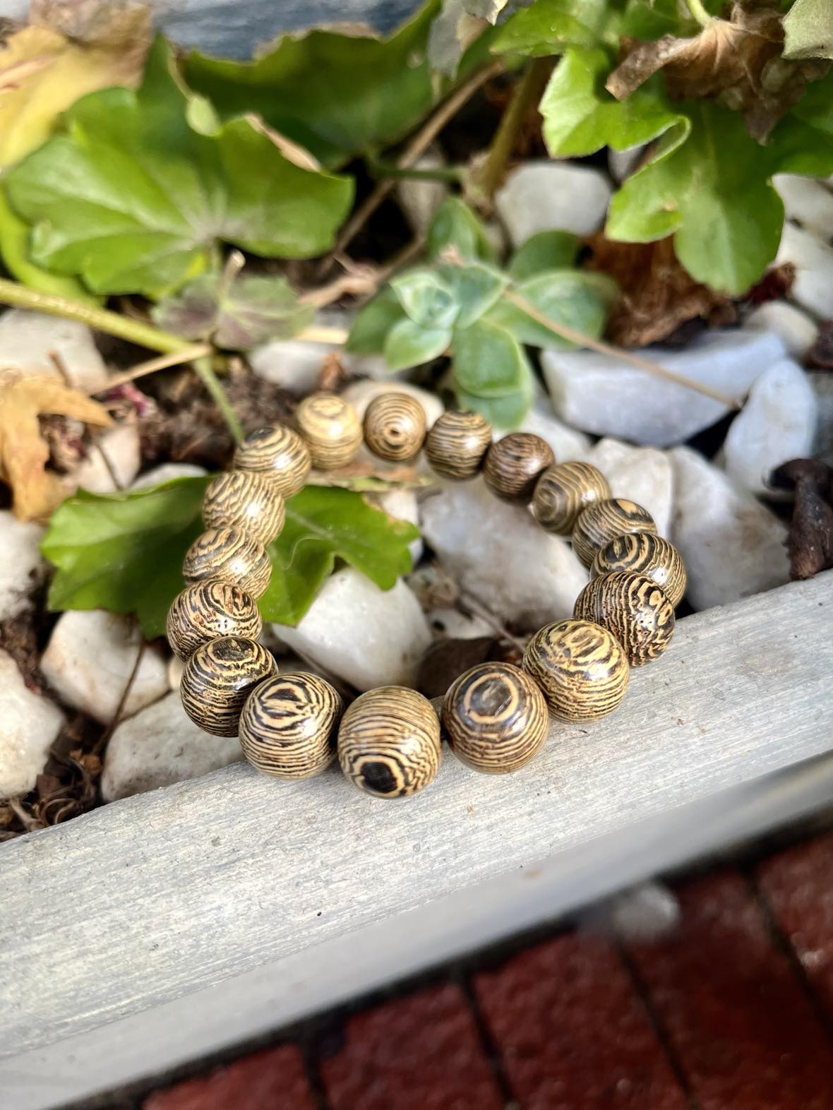 Wood Bead Bracelet