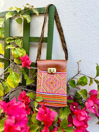 Hmong Shoulder Handbag