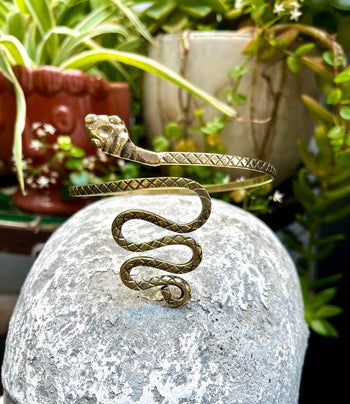 Brass Snake  Bangle