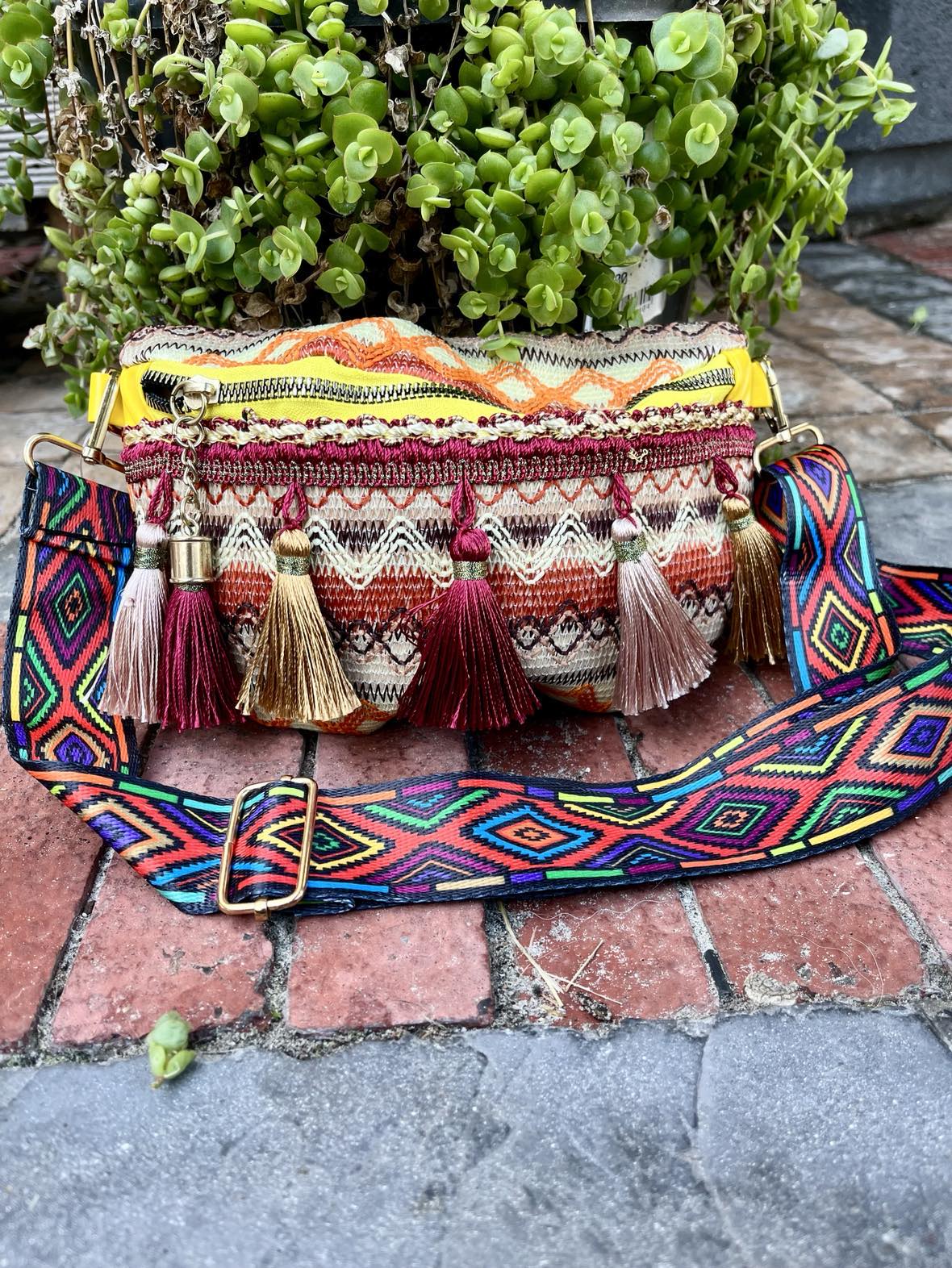 Tassle Tribal Moonbag