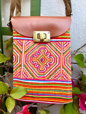 Hmong Shoulder Handbag