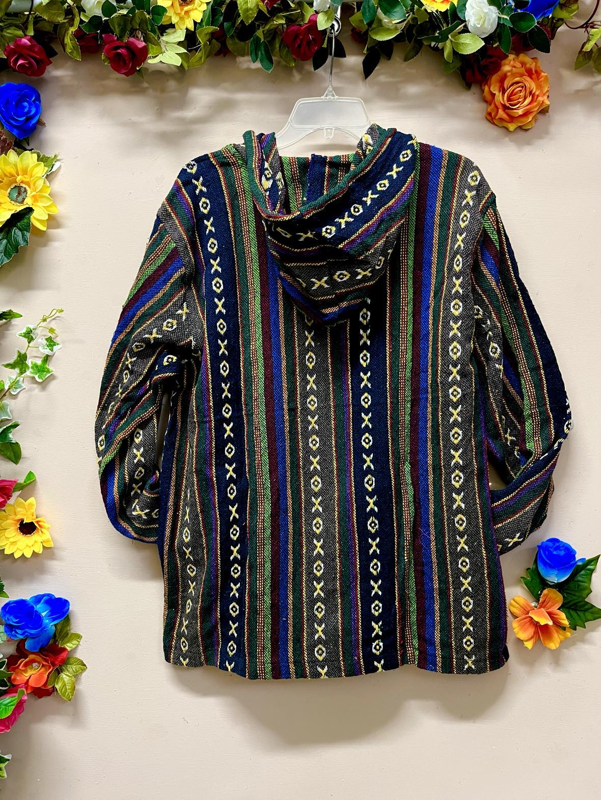 Woven Gheri Zipped Jacket - XL