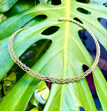 Brass Lace Choker