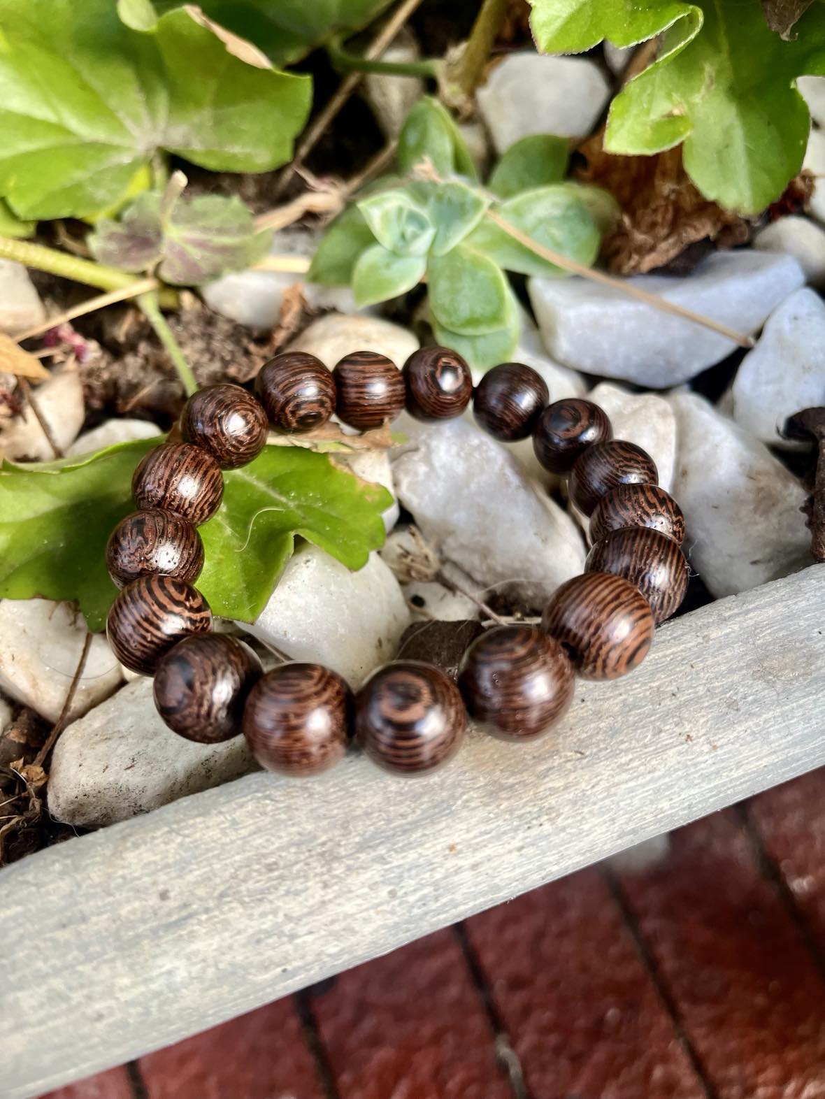 Wood Bead Bracelet