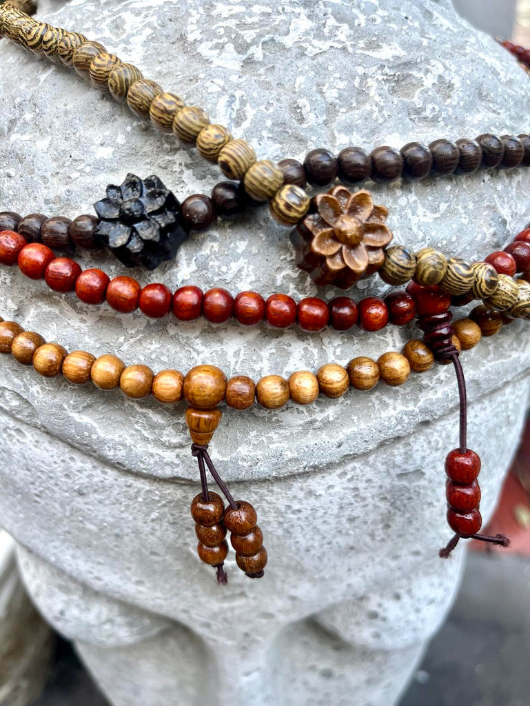 Wood Mala Beads