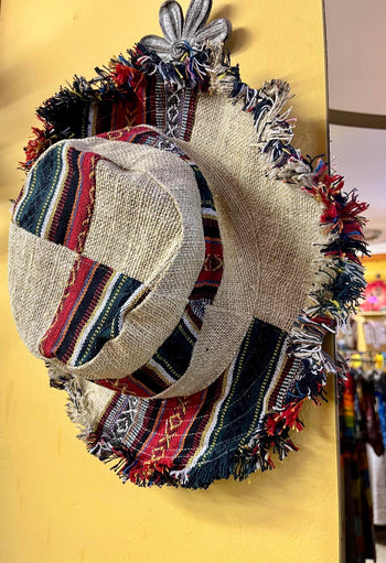 Hemp Frayed Boho Hat
