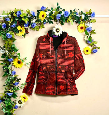 Razor-Cut Tie-Dye Hoodie