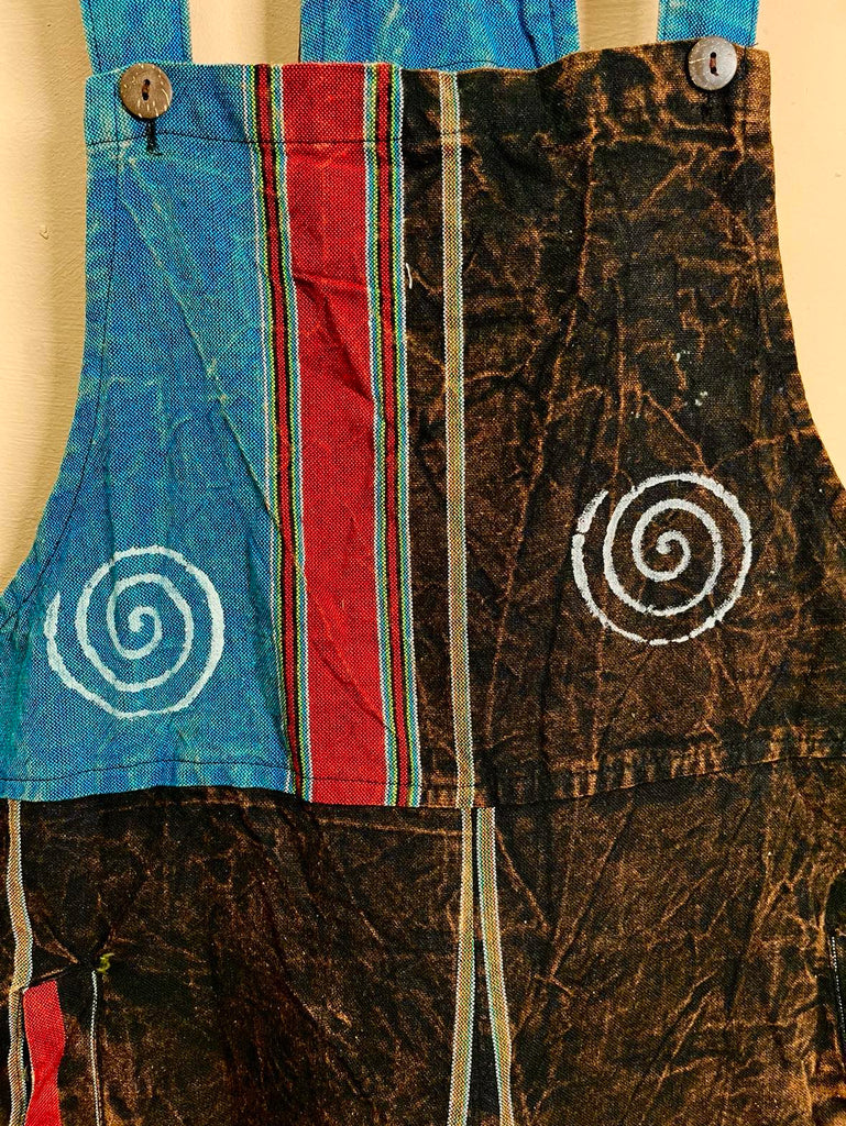 Sharma Hippie_Print Dungarees S/M