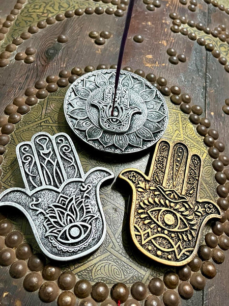 Hamsa Incense Holder