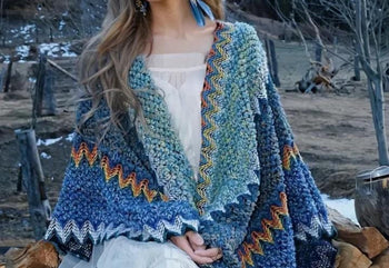 Boho Shawl Poncho