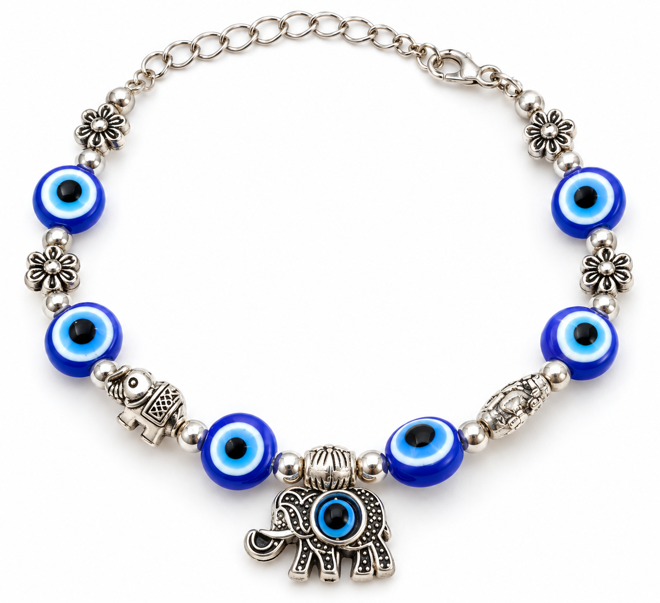 Evil Eye Elephant Bracelet & Anklet