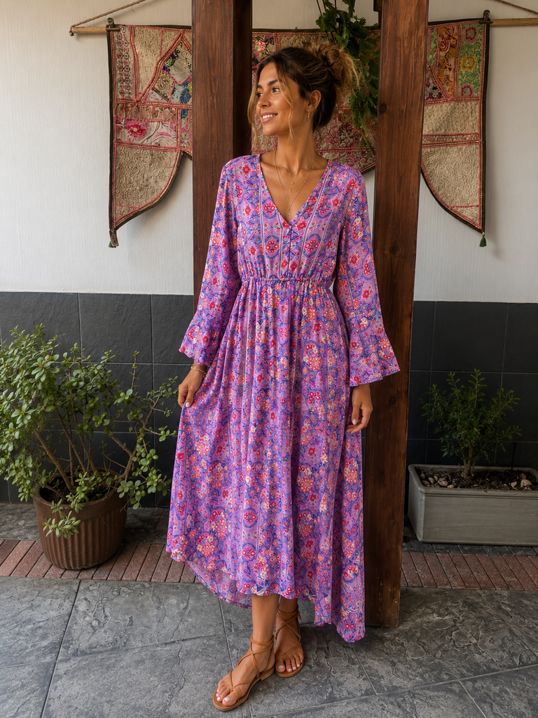 Buttersilk Long-Sleeve Dream Dress