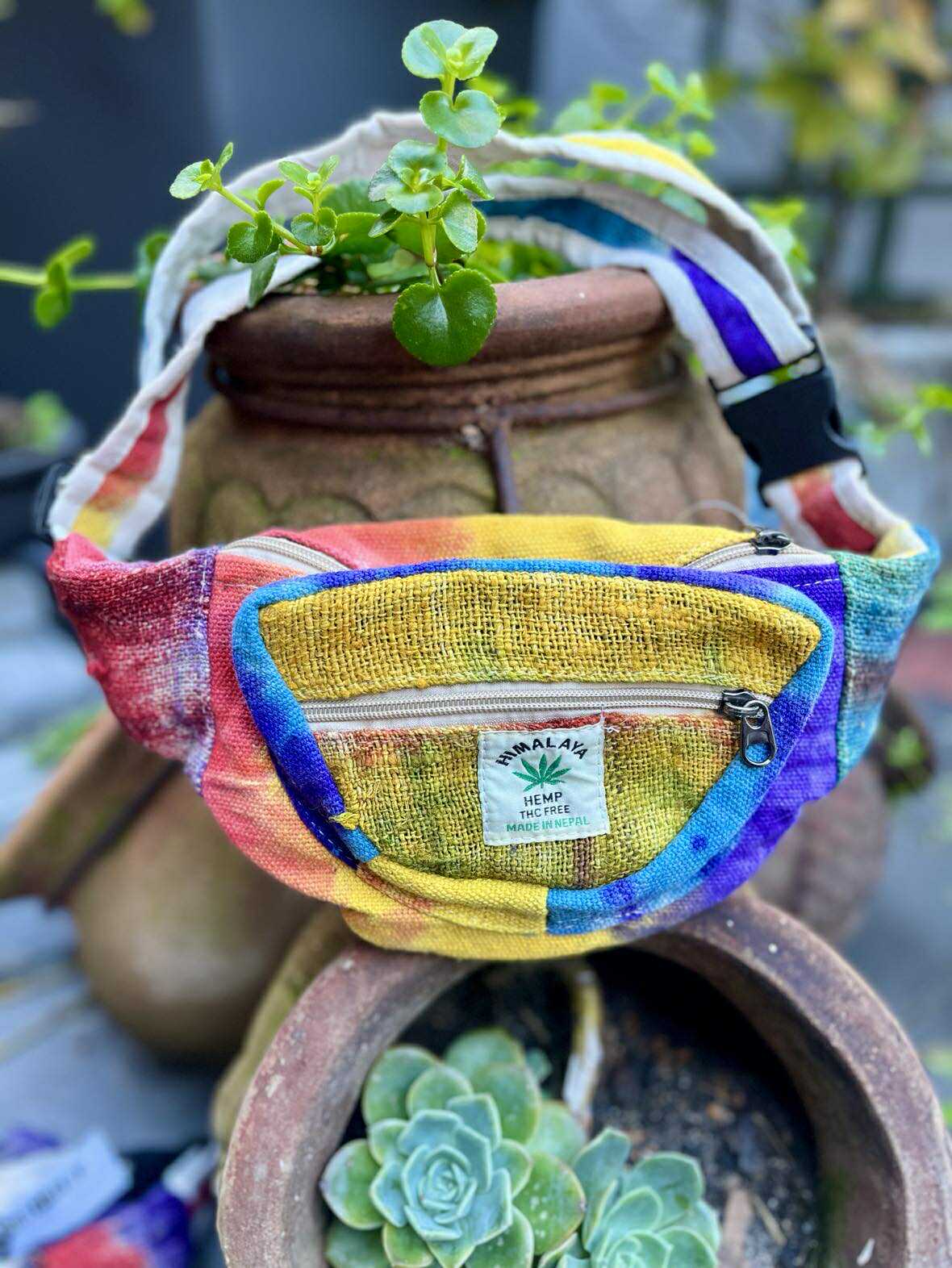 Cosmic Tie-Dye Moon Bag