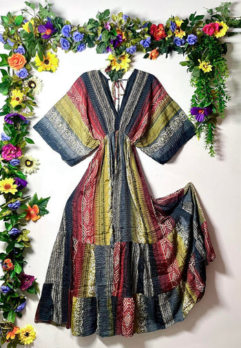 Silk Metallic Thread Falke Dress