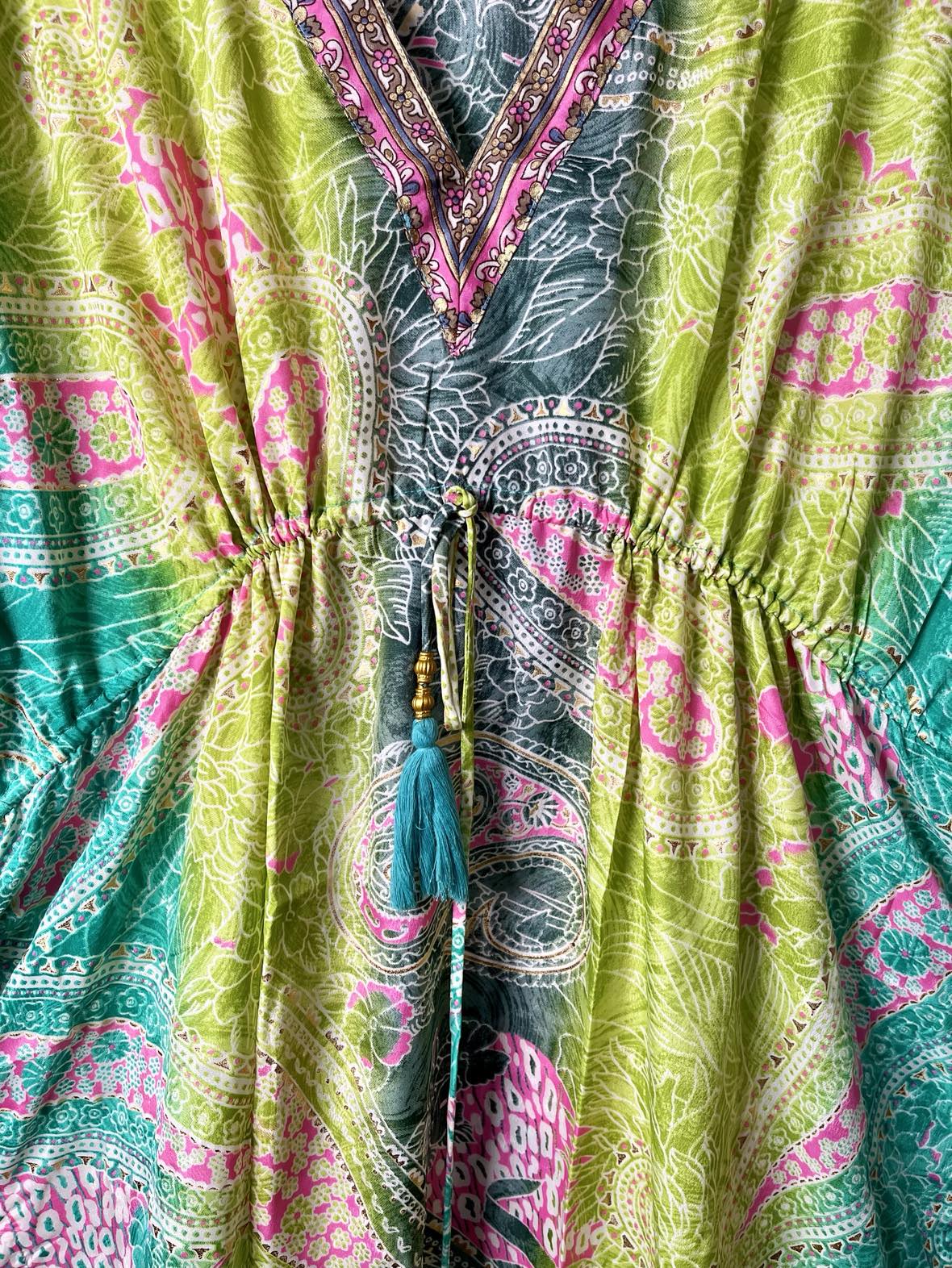 Silk Short Oasis Kaftan