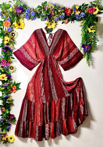 Silk Metallic Thread Falke Dress