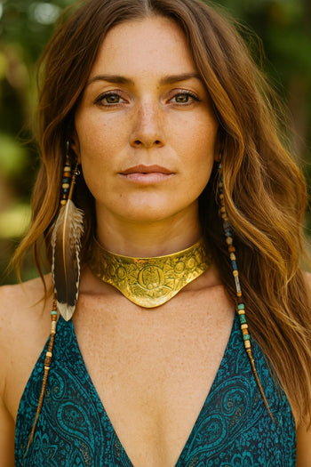 Brass Cleopatra Choker