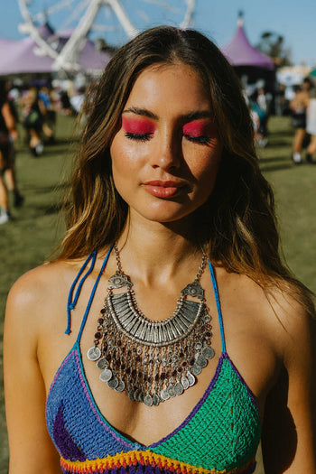 Desert Queen Tribal Statement Necklace