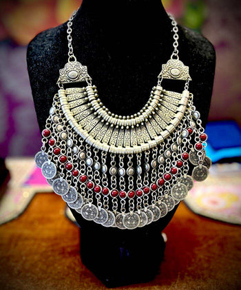 Desert Queen Tribal Statement Necklace
